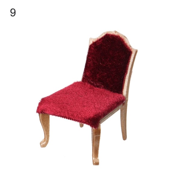 Nukkekodin tuoli sohva Pienoispöytäkalusteet 8 8