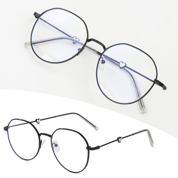 Anti-Blue Light Briller Overdimensjonerte briller SØLV