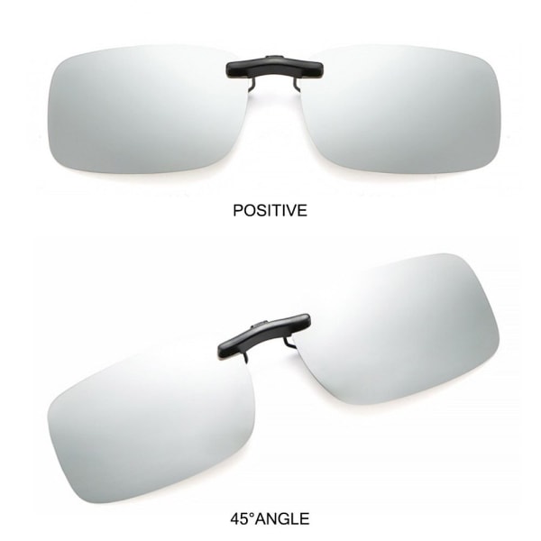 Magnetiske clip-on polariserte solbriller Flip Up solbriller Mirrored Blue  9bd4 | Mirrored Blue | Mirrored Blue | Fyndiq