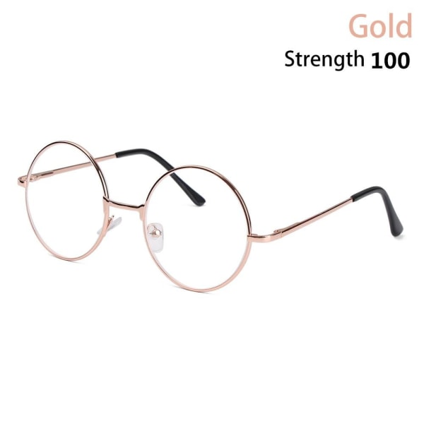 modstå Har råd til maskinskriver Myopia Briller Briller Læsebriller GULD STYRKE 100 de03 | Fyndiq