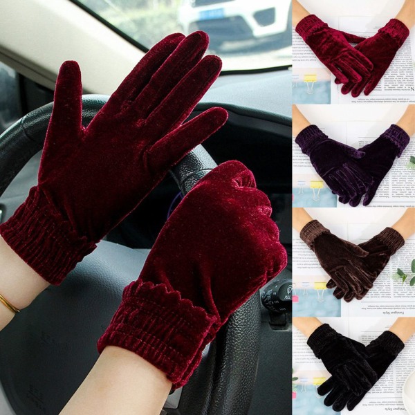Velvet Full Finger Gloves Lämpimät Käsineet VILLA 9b55 | Fyndiq
