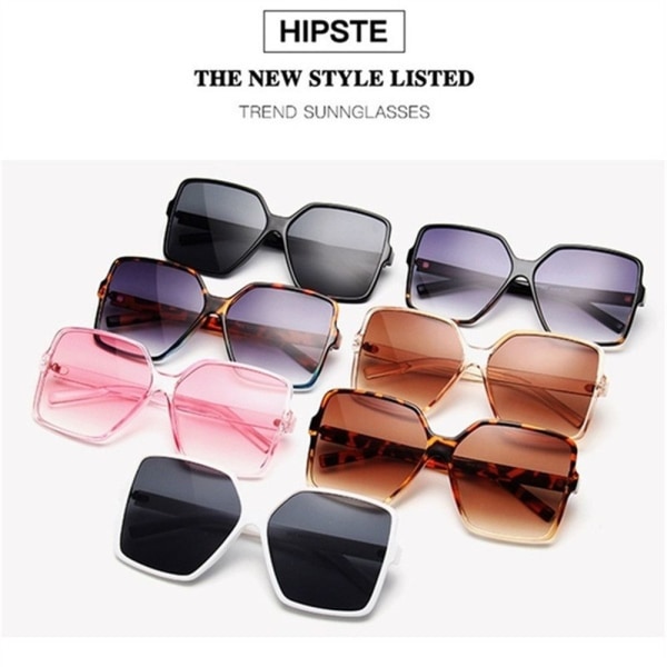 Lege med sej kok Overdimensionerede solbriller Fashion Shades Firkantede solbriller 1PC PINK  790a | Fyndiq