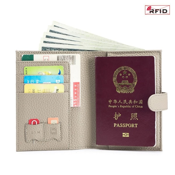RFID Passport Cover RFID-korthållare GRÖN Green
