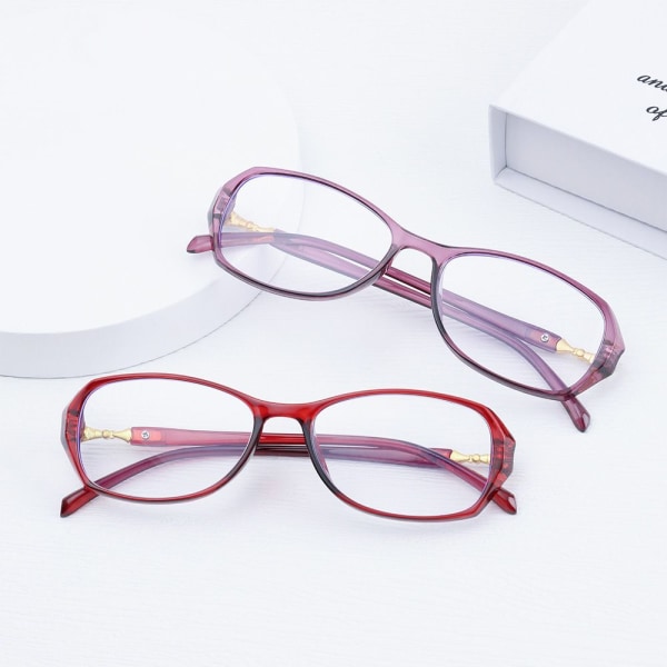 Lesebriller Presbyopiske briller BRUN STYRKE +1,50