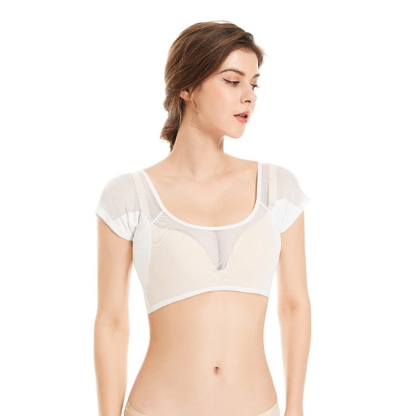 Svetteabsorberende klær Hurtigtørkende brystinnpakning WHITE XL white XL