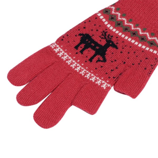 Köp 1 par Fingerless stickade handskar Tvåfingers exponerade GRÅ | Fyndiq