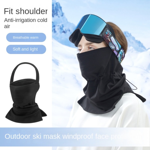 Ski Mask Face Huivi MUSTA 6bcd | Fyndiq