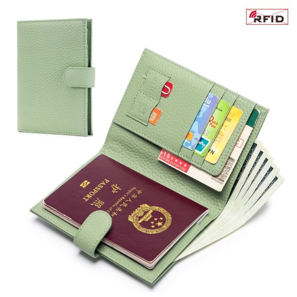 RFID-pasdæksel RFID-kortholder GRØN Green
