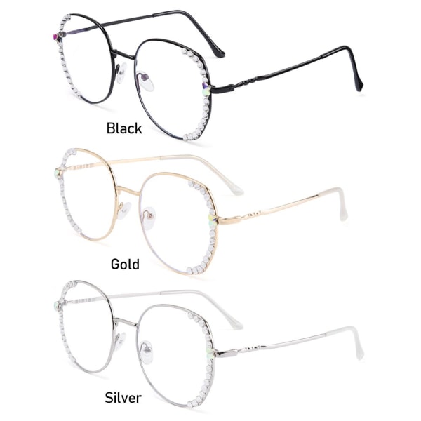 Vintage Square Glasses Overdimensjonerte briller SØLV