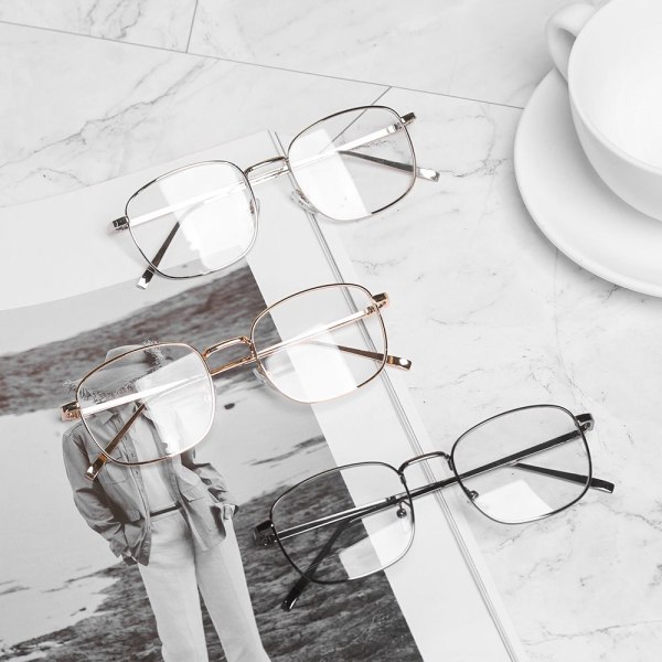 Firkantede briller Brillestel Optiske briller GRÅ 3167 | Fyndiq
