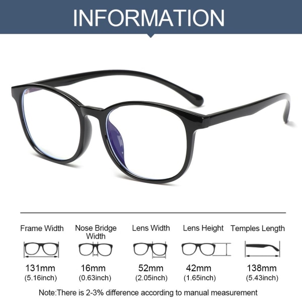 Köp Barnglasögon Bekväma glasögon SVART | Fyndiq