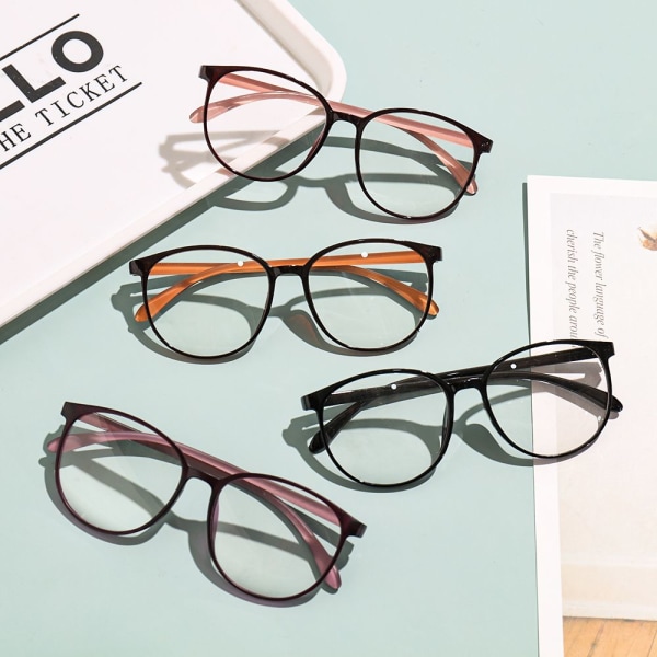 Lukulasit Pyöreät silmälasit KELTAINEN VAHVUUS +1,00 STRENGTH fed5 | Fyndiq