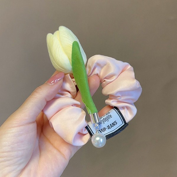 Tulip Scrunchie Camellia -hiusside 2 2 2