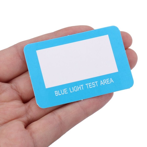 5 stk/sett Anti-blått lys testkort test lys briller UV test 60e0 | Fyndiq