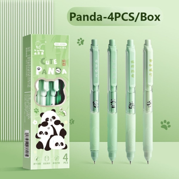4 STK/æske Gel Pen Neutral Pen PANDA PANDA Panda