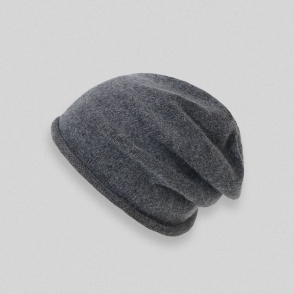 Bomuld Cashmere Pullover Hat Beanie Hat GRÅ