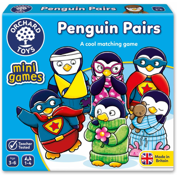 Memo Pingvinpar/Penguin pairs från Orchard Toys