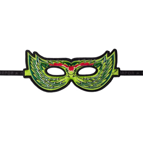 Ansiktsmask - grön fågel Grön