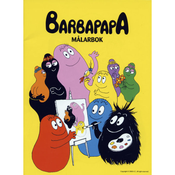 Målarbok - Barbapapa