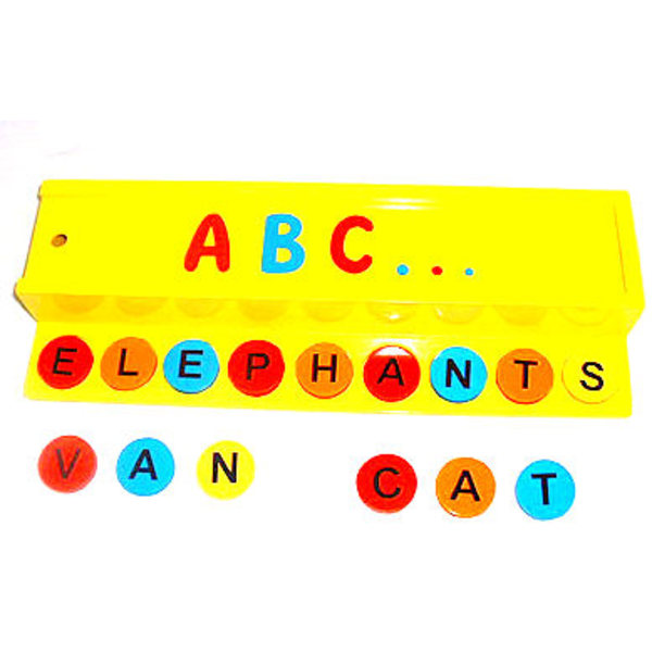 ABC-låda i trä