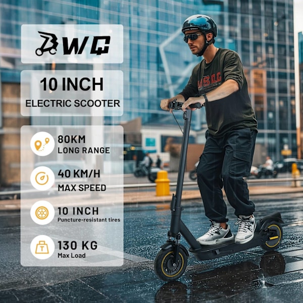 W4MAX 2025 KickScooter Elsparkcykel 33km/h elcykel scooter kickbike Svart