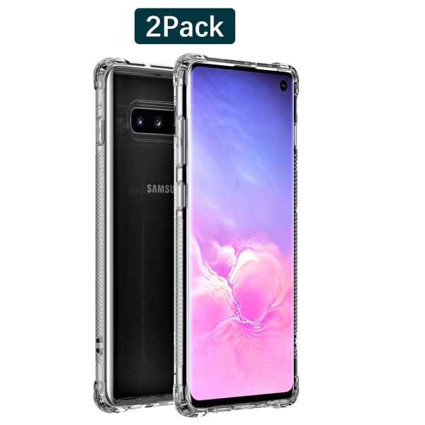 2-Pack Samsung S10 Shockproof - TPU stötdämpande skal slim