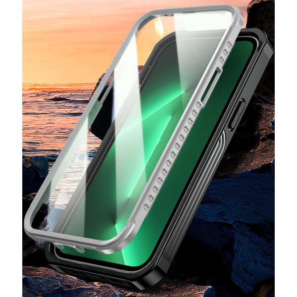 C4U® Stødfast forsvar - iPhone 14 Plus- Støddæmper Taske 3i1 Black iPhone 14 Plus (6.7)