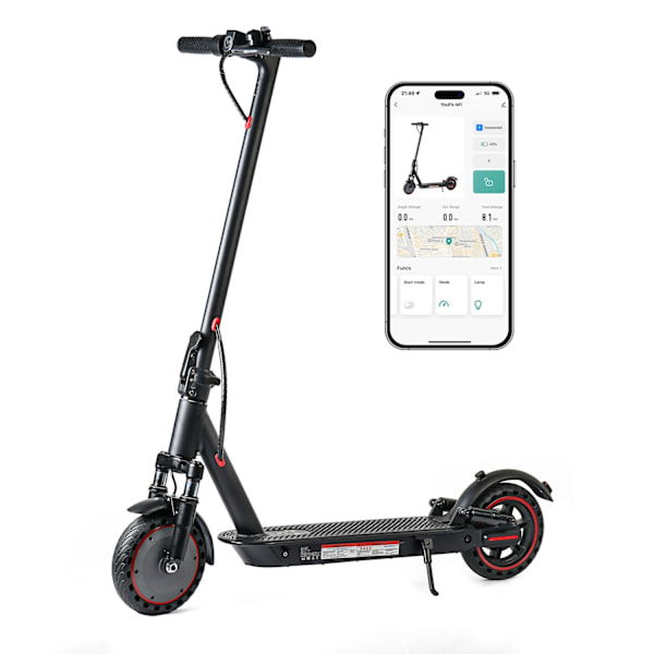 W4PLUS 2025 KickScooter Elsparkcykel 30km/h elcykel scooter kickbike Svart