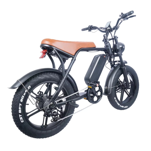 2024 - Elcykel - Ebike - V8 750W 48V 15ah - 40-60km Brown