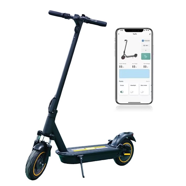MAX PRO 2025 KickScooter Elsparkcykel 40km/h elcykel scooter kickbike Svart