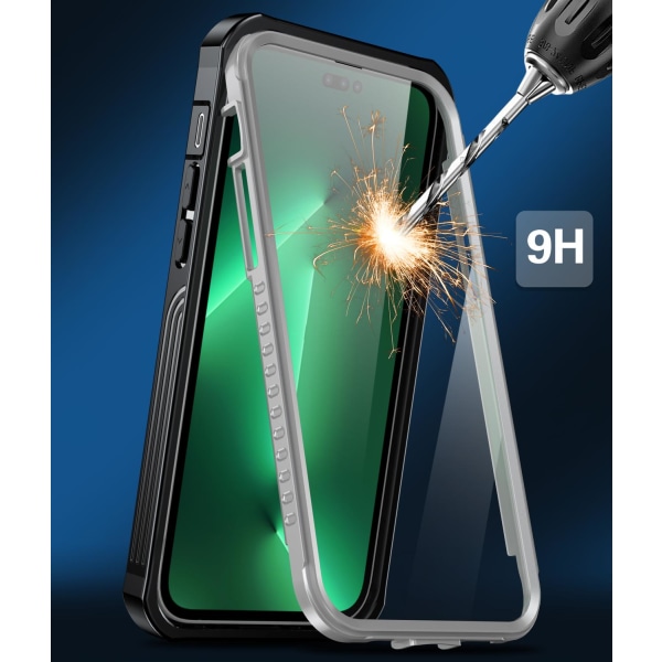 C4U® Shockproof Defence - iPhone 14 Plus- Stötdämpande skal Black iPhone 14 Plus (6.7)