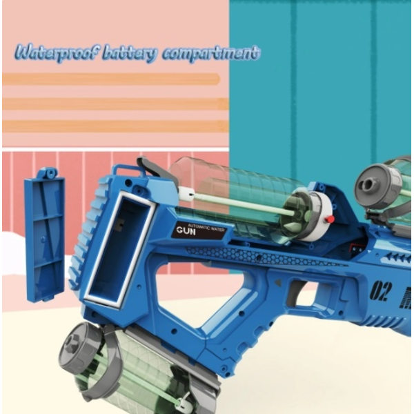 Mercury M2 Fuldt automatisk elektrisk vandpistol med lyseffekt Grey