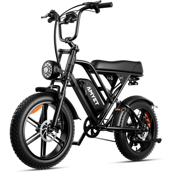 2024 - Elcykel - Ebike - V9-G60 1000W 48V 15ah - 40-60km Black G60V9
