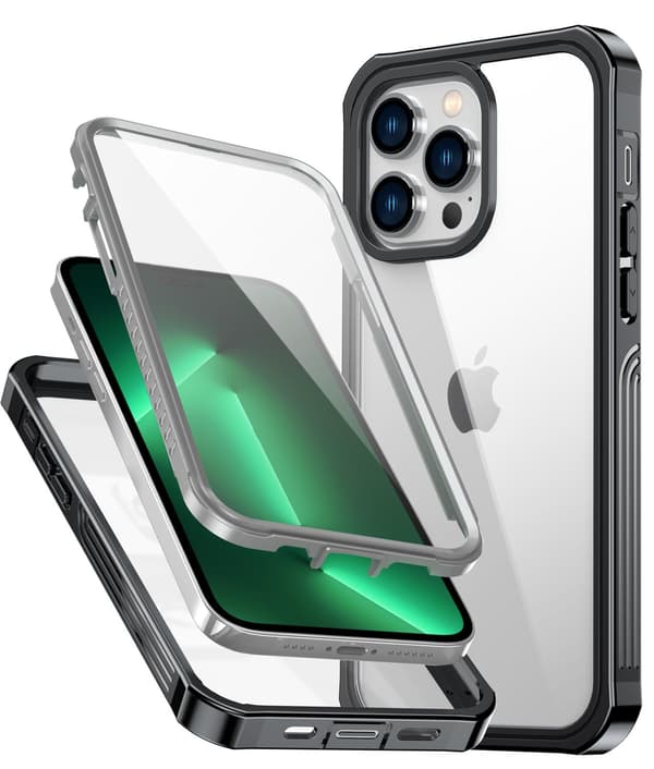 C4U® Shockproof Defence - iPhone 14 Pro - Stötdämpande skal Black iPhone 14 Pro (6.1)