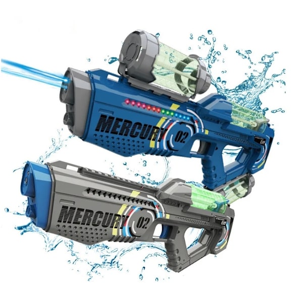 Mercury M2 Fuldt automatisk elektrisk vandpistol med lyseffekt Grey
