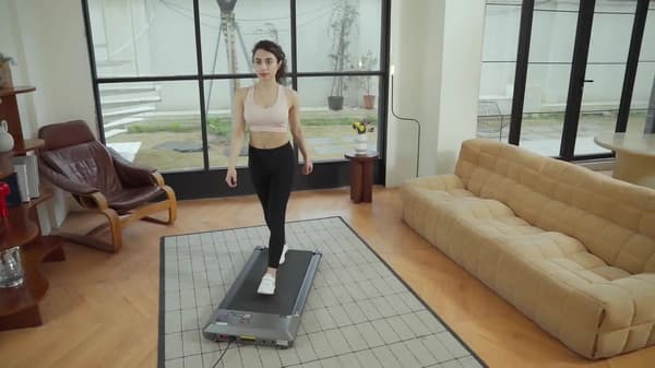 Treadmill Walking Pad – 2-i-1 løbe- og gåbånd til hjemmet Black