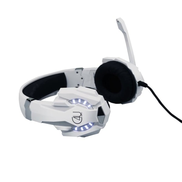 2pack Gaming headset hörlurar C4U® G9000 Vit för PS5 - PS4 - Pro Vit