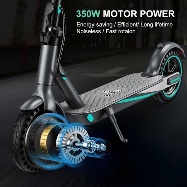 2024 - OOK-TEK V8 KickScooter Sähköpotkulauta - 30 km/h sähköpyörä Blue