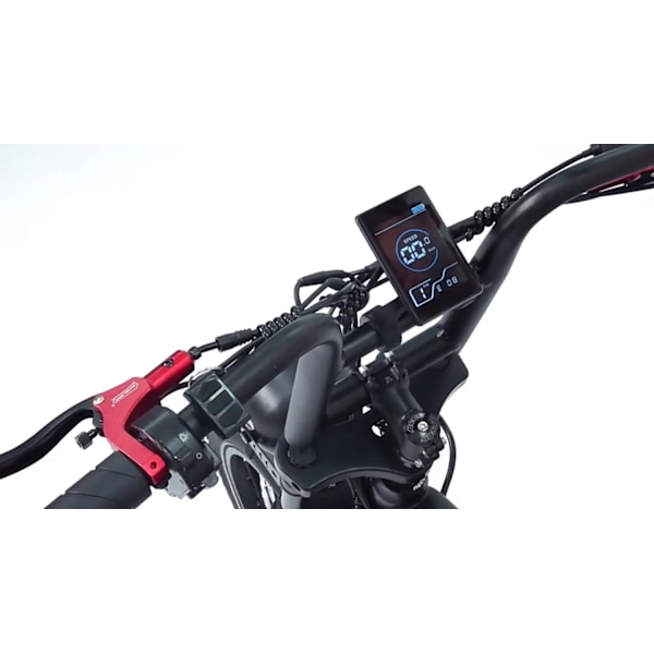 2025 - Elcykel - Ebike - S8 OOK-TEK 1000W 48V 17.5ah - 45km Svart
