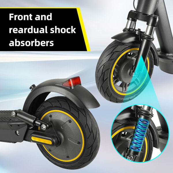 W4MAX 2025 KickScooter El-løbehjul 33 km/t elcykel scooter sparkcykel Black