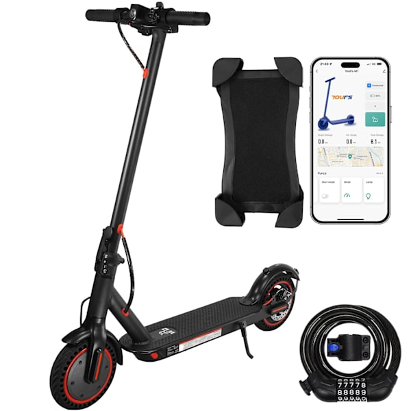 W4PRO 2024 KickScooter El-løbehjul 30 km/t elcykel scooter sparkcykel Grey