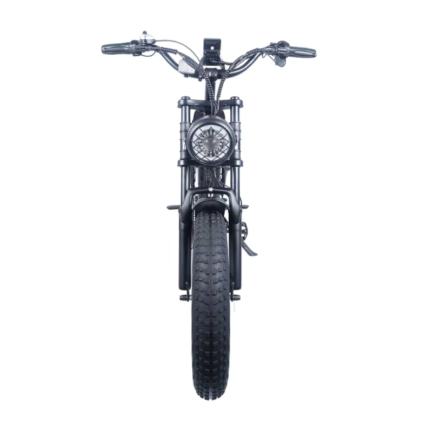 2024 - Elcykel - Ebike - V8 750W 48V 15ah - 40-60km Black