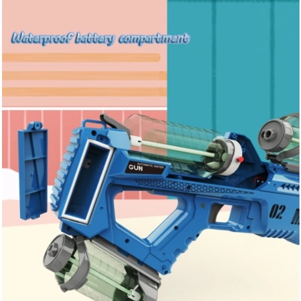 Mercury M2 Helautomatisk elektrisk vattenpistol med ljuseffekt Blå