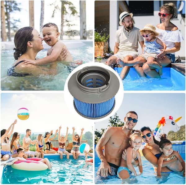 Filter til oppustelige MSpa pools 4-pak - MSPA FD2089 Green
