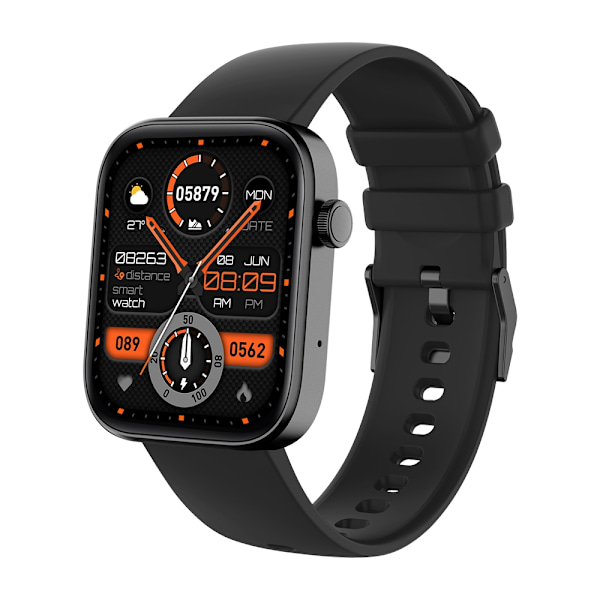 P71 Älykello 100+ urheilutilaa Bluetooth-puhelu Älykello Black