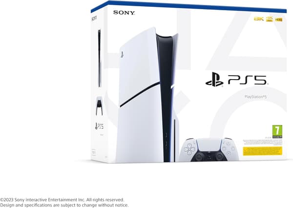 PlayStation 5 Slim– Disc Edition - 1TB - 4K - Game Boost - PS5 Slim Vit