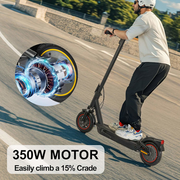 W4MAX 2025 KickScooter Elsparkcykel 33km/h elcykel scooter kickbike Svart