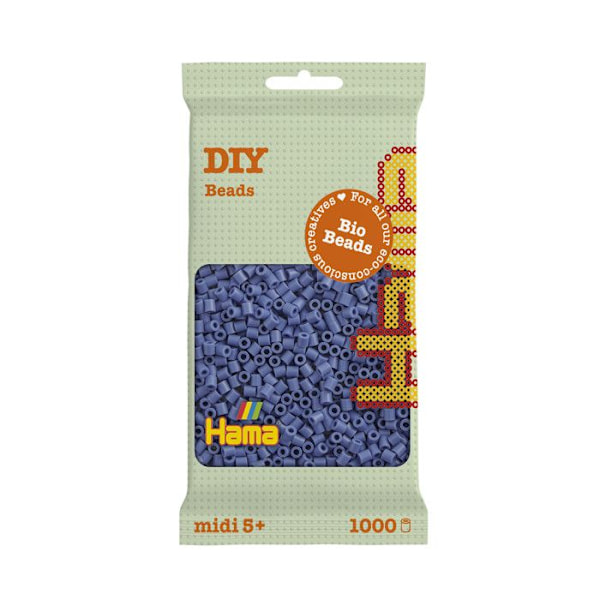 1 000 standard MIDI-pärlor (Ø5 mm) ORGANISK lavendel lavendel-