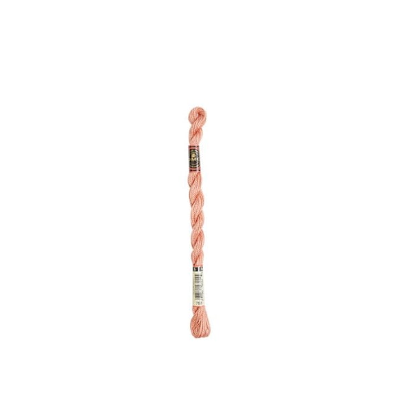 Fil DMC Coton Perlé Médium N5 Col. 758 Rosa