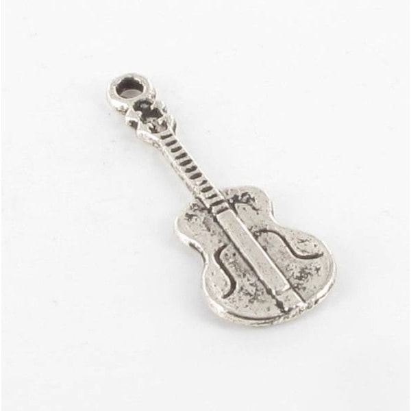 Metallberlock Gitarr nr 1 Silverfärgad Silver